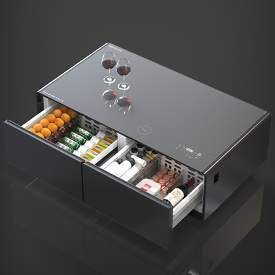 スマートコーヒーテーブル,LED大気照明,USB充電器 その他冷蔵庫