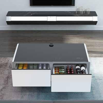 モダンな豪華家具 スマート冷蔵庫 ブルーツ・ミュージック・プレーヤー付きコーヒーテーブル