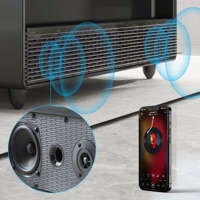 リビングルーム家具 冷凍引き出しとワイヤレス充電の現代スマートコーヒーテーブル