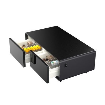 モダンな家 リビング スマート家具 ミニ冷蔵庫と冷凍庫のコーヒーテーブル