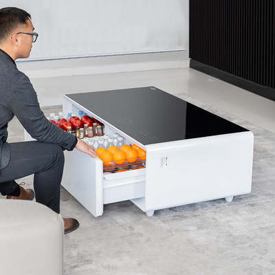 モダンな豪華家具 スマート冷蔵庫 ブルーツ・ミュージック・プレーヤー付きコーヒーテーブル