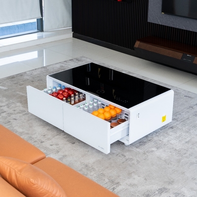 ホテルの寝室家具 組み込み冷蔵庫 冷蔵庫引き出し付き モダンコーヒーテーブル