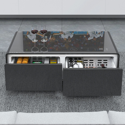 電動冷却引き出し ワインの地下室 キャビネット 現代のコーヒーテーブル リビング 部屋 家具