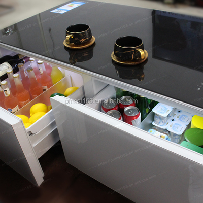 家庭 家具 スマートコーヒー 冷蔵庫 テーブル テンパーガラス トップ と ビール 飲料 クーラー