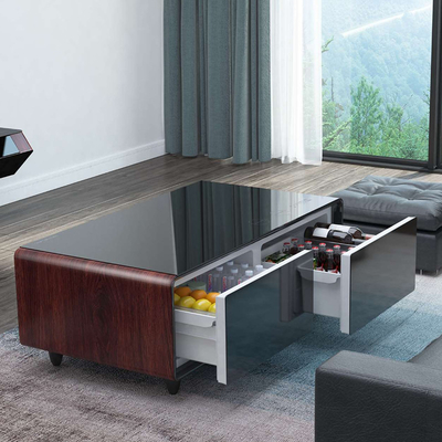 1350*760*480mm サイズ タッチスクリーン コーヒーテーブル 冷蔵庫とアプリ制御