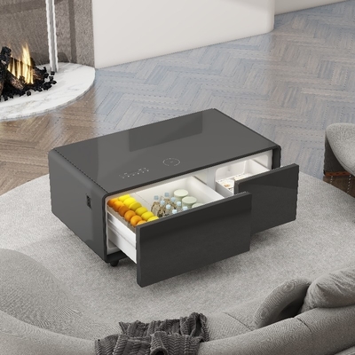 現代の豪華家具 無線充電とUSB冷蔵庫の 65L容量冷蔵庫