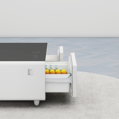 PRIMST カフェテーブル ミニバー 多機能収納とインテリジェント冷蔵庫