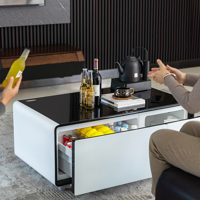 スマートコーヒーテーブルとプライベートモールドホテルミニバー 冷蔵庫
