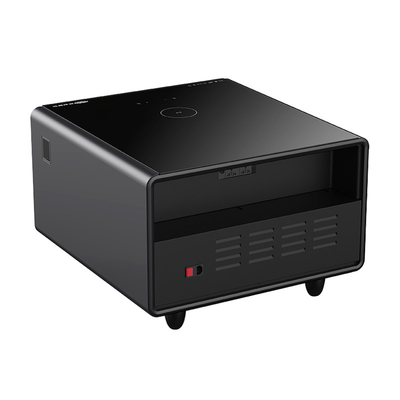 ワイヤレス充電 化粧品と美容用品用テーブル冷蔵庫 黒