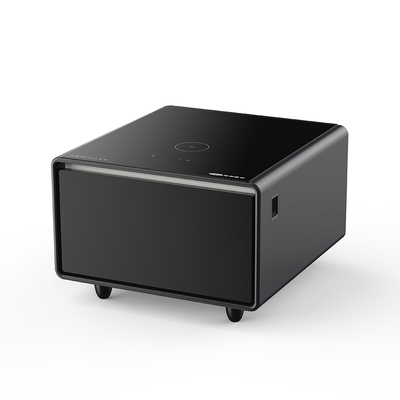 65L 冷蔵庫 ミニサイド冷蔵庫 多機能茶台とスマートコーヒーテーブル