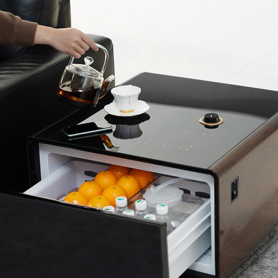 家具 ミニコーヒーテーブル 冷却引き出しとワイヤレス充電能力