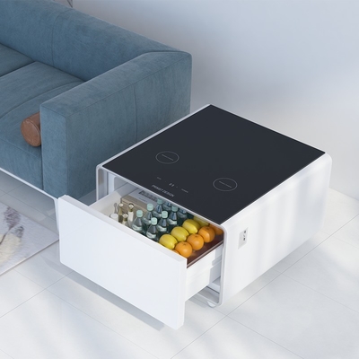 家具 ミニコーヒーテーブル 冷却引き出しとワイヤレス充電能力
